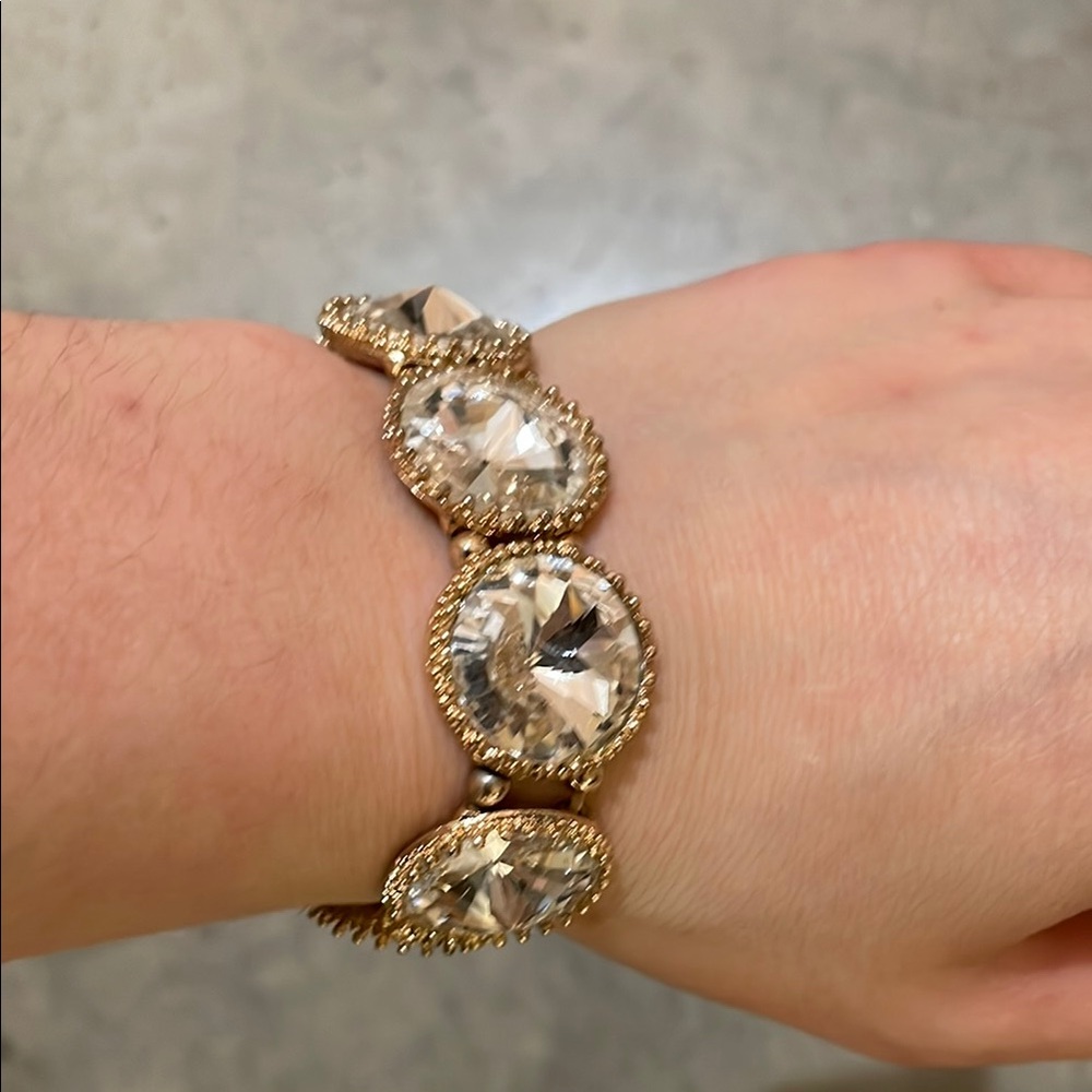 Elegant Gold and Silver Bracelet